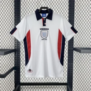 1998 Retro England Home Football Shirt