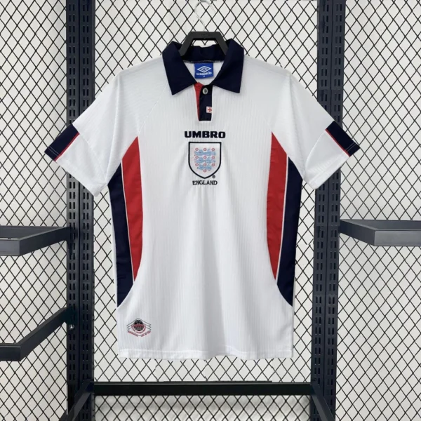 1998 Retro England Home Football Shirt