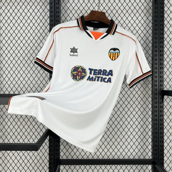 1999/2000 Valencia Home Retro Shirt