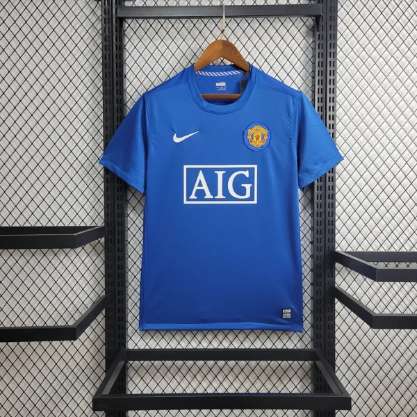 2008/2009 Retro Manchester United Second Away Football Shirt