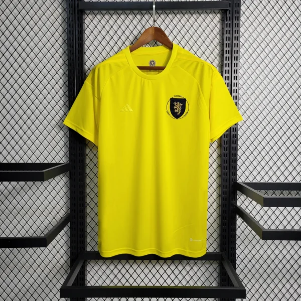 2023/2024 Scotland Goalkeeper Yellow Football Shirt
