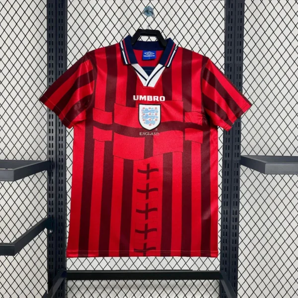 1998 Retro England Away Football Shirt