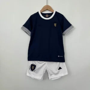 2023 Scotland Scotland 150th Anniversary Edition Navy Blue Football Shirt Kids Size