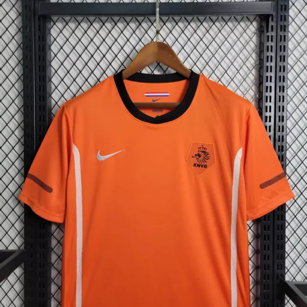 2010 Retro Netherlands Home Football Shirt