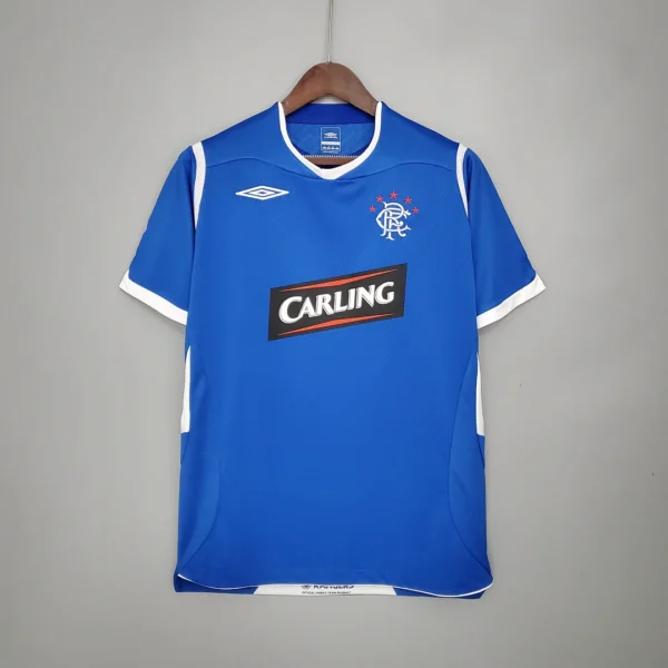 2008/2009 Retro Rangers Home Football Shirt