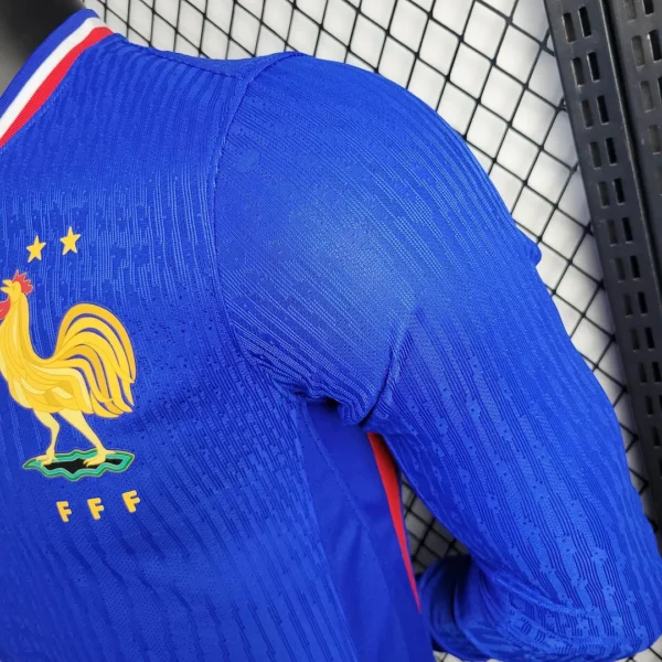 2024 Player Version Long Sleeve France Home Football Shirt