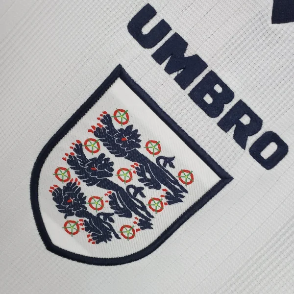 1996 Retro England Home Football Shirt