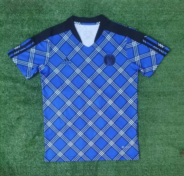 2023/2024 Schalke 04 Training Wear Blue Football Jersey