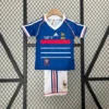 1998 Retro France Home Football Shirt Kids Size